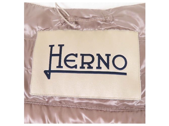 Autre Marque Abrigo de plumas Herno Switching Beige - vista 6