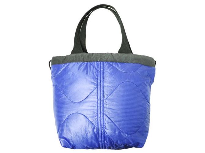 BORSO TOTE QUILTATO DELLA THE NORTH FACE PURPLE LABEL Blu - vista 2