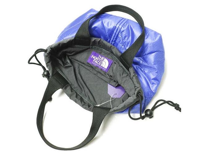 BORSO TOTE QUILTATO DELLA THE NORTH FACE PURPLE LABEL Blu - vista 6