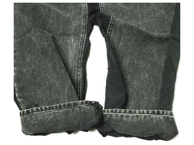 Autre Marque Jeans in denim decolorato chimico in combinazione di nylon Stein - vista 10
