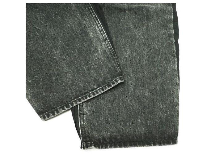 Autre Marque Jeans in denim decolorato chimico in combinazione di nylon Stein - vista 8