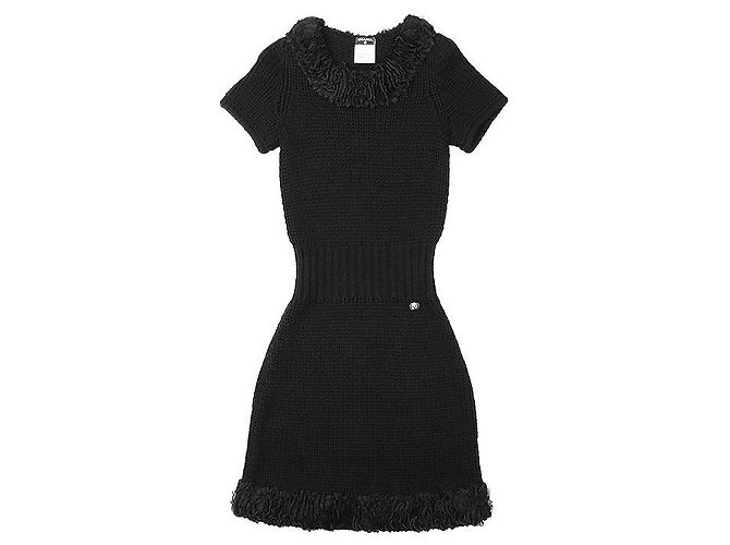 Chanel Strickkleid Schwarz - Ansicht 11