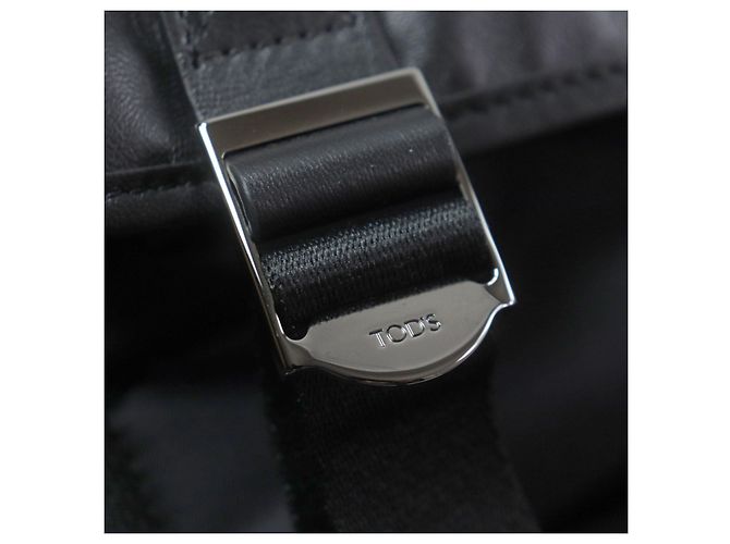 Zaino Tod's in tessuto e pelle Nero - vista 10