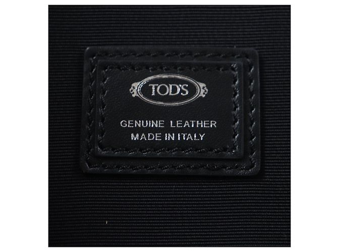 Zaino Tod's in tessuto e pelle Nero - vista 11