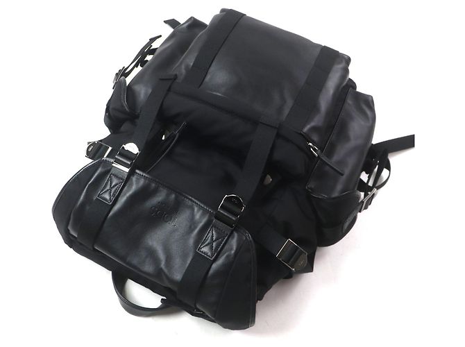 Zaino Tod's in tessuto e pelle Nero - vista 7
