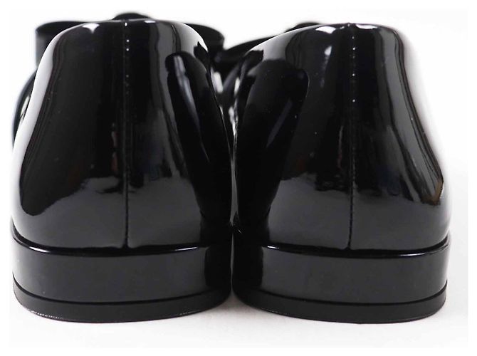 Lackleder-Pumps mit Jumbo-Band von Versace Schwarz - Ansicht 3