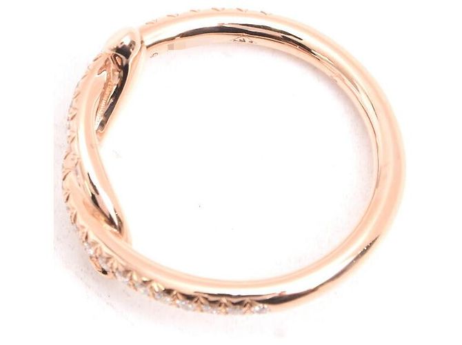 Cartier Entrelacés 750PG Diamantring Größe 50 Pink - Ansicht 2
