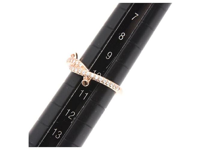 Cartier Entrelacés 750PG Diamantring Größe 50 Pink - Ansicht 7
