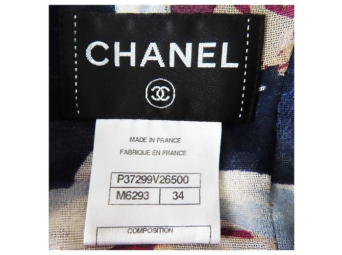 Chanel P37299 Seiden-Einteiler Mehrfarben - Ansicht 7