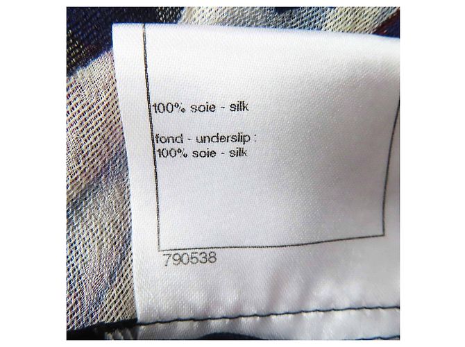 Chanel P37299 Seiden-Einteiler Mehrfarben - Ansicht 8