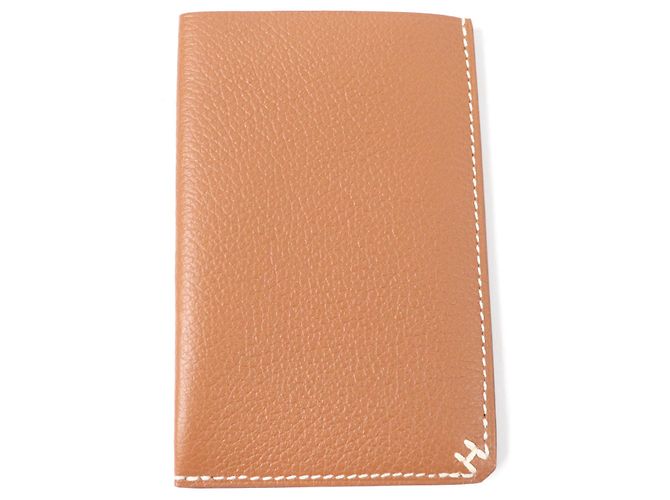 Hermès Hermes Hserie Evercolor Card Case Golden - view 3