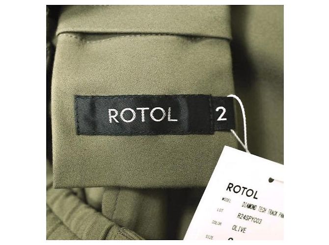 Autre Marque ROTOL DIAMOND TECH TRACKHOSE aus Baumwolle Nylon Polyurethan Grün Olivgrün - Ansicht 8