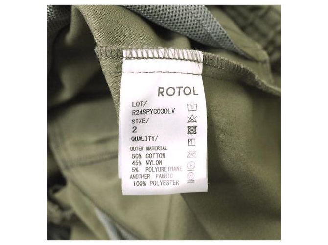 Autre Marque ROTOL DIAMOND TECH TRACKHOSE aus Baumwolle Nylon Polyurethan Grün Olivgrün - Ansicht 9