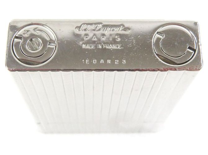 Autre Marque Dupont Gatsby Herringbone Pattern Silver Lighter Silvery - view 5