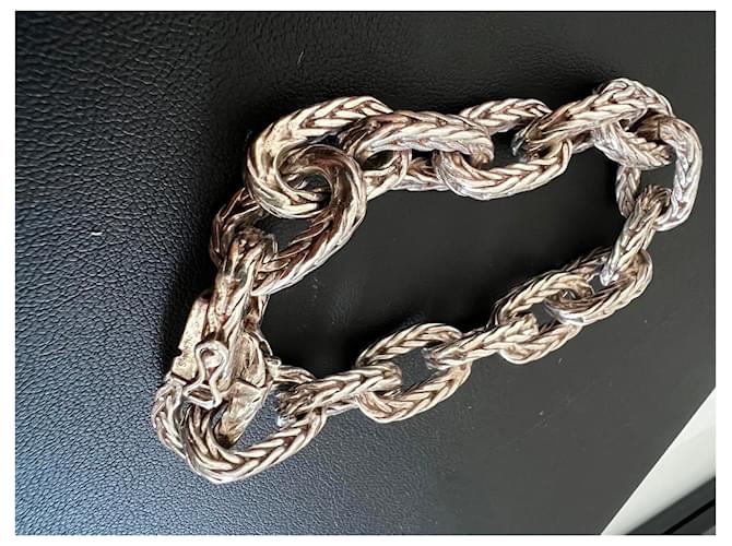 Bracciale Hermès Catena Ancora Vendôme Argento - vista 4