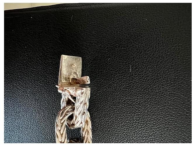 Bracciale Hermès Catena Ancora Vendôme Argento - vista 8
