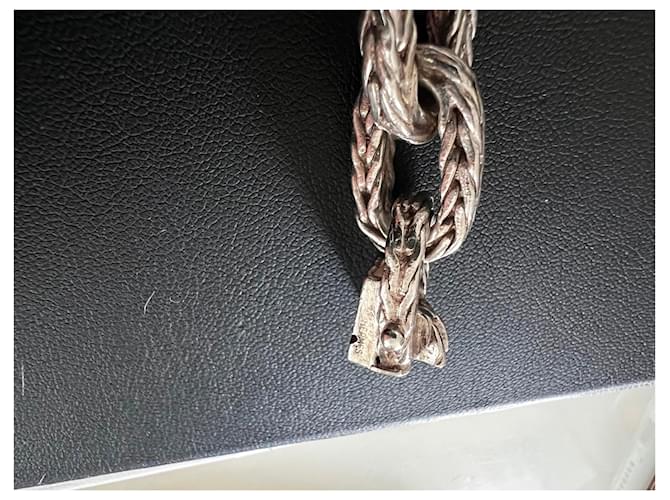 Bracciale Hermès Catena Ancora Vendôme Argento - vista 9