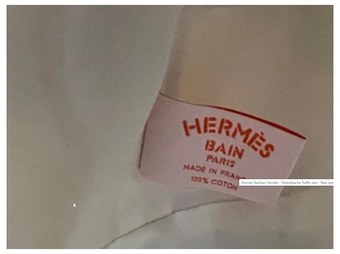Hermès Traffic Jam Strandtasche Gelb - Ansicht 8