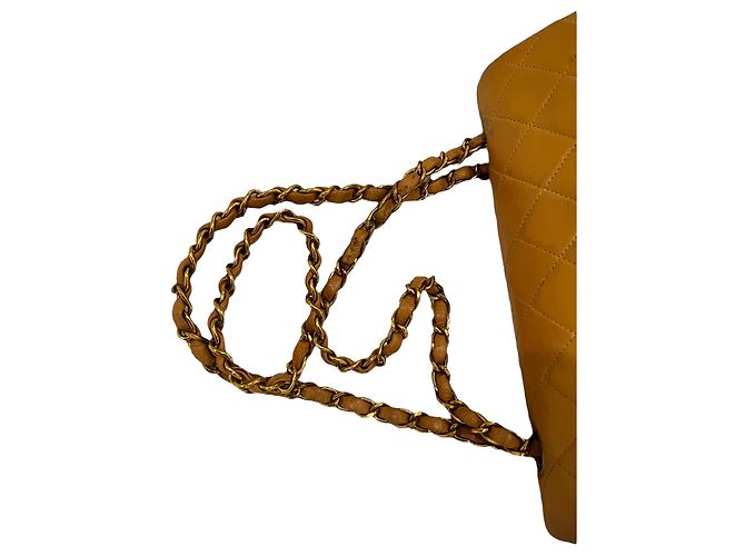 Timeless CHANEL Borsa Classica Doppia Media - Giallo Canarino Vivace - vista 14