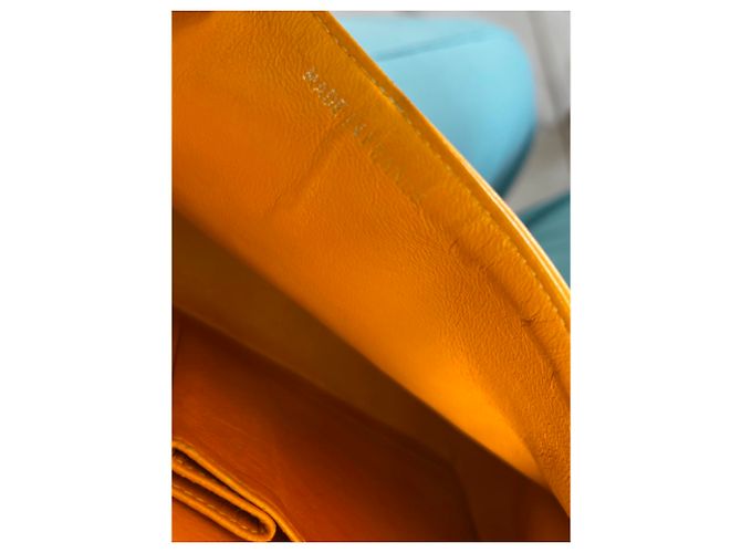 Timeless CHANEL Borsa Classica Doppia Media - Giallo Canarino Vivace - vista 19