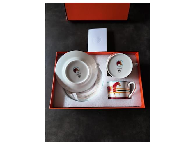 Kelly Hermès art de table set service à café - vue 3