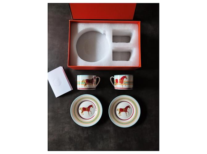 Kelly Hermès art de table set service à café - vue 4