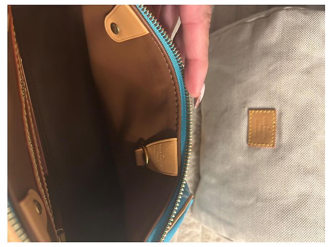 Louis Vuitton Borsa a Tracolla Speedy P9 25 Blu - vista 16