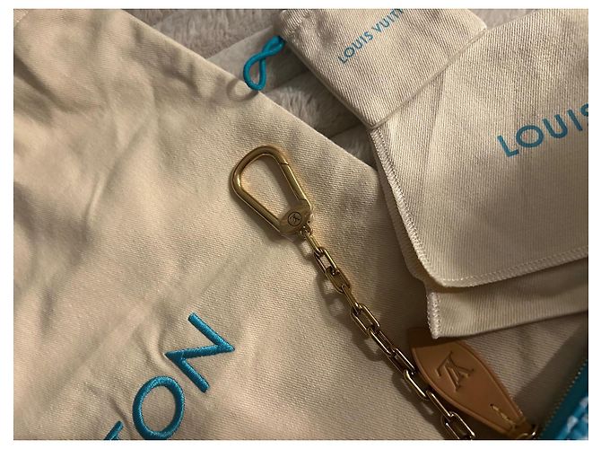Louis Vuitton Borsa a Tracolla Speedy P9 25 Blu - vista 7