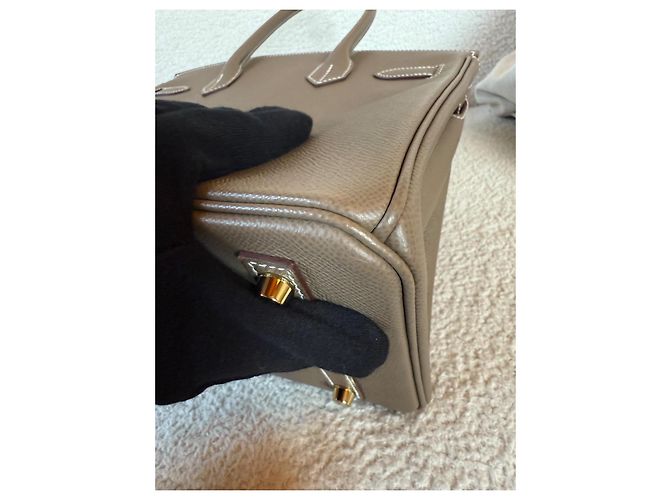 Borsa a mano Hermès Birkin 30 Epsom Etoup in pelle Marrone scuro - vista 7