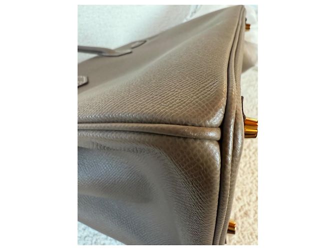 Borsa a mano Hermès Birkin 30 Epsom Etoup in pelle Marrone scuro - vista 8