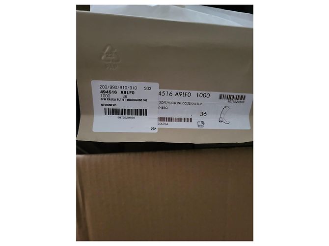 Botas de montar de cuero Gucci Marmont - negras - nuevas - Talla 36 Negro - vista 9