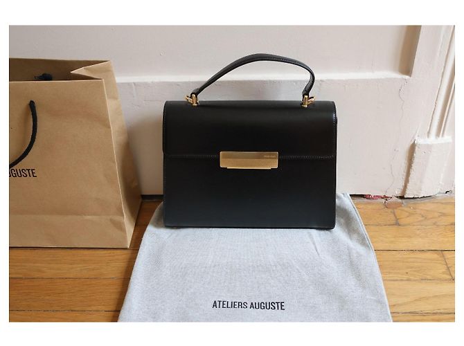 Atelier Auguste Capucine Gold Leder Schwarze Box - Ansicht 2