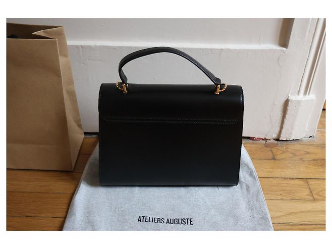 Atelier Auguste Capucine Gold Leder Schwarze Box - Ansicht 4