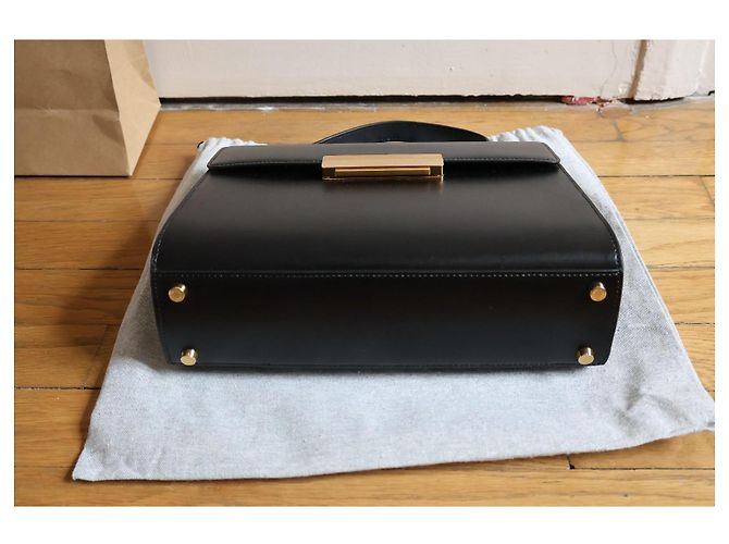 Atelier Auguste Capucine Gold Leder Schwarze Box - Ansicht 7
