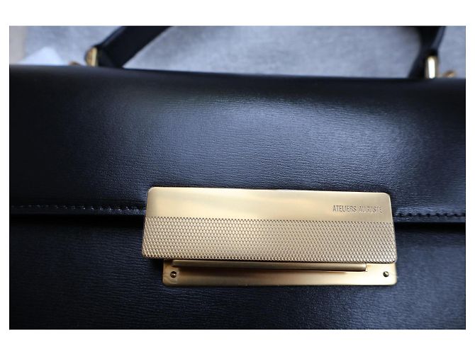 Atelier Auguste Capucine Gold Leder Schwarze Box - Ansicht 8
