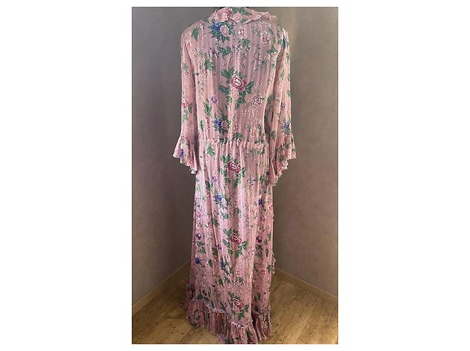 Autre Marque ANJUNA Kleid mit Blumenmuster in Rosa Pink - Ansicht 11
