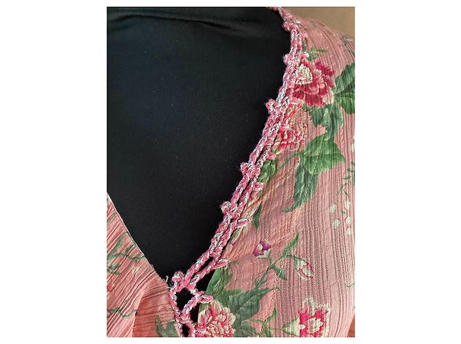 Autre Marque ANJUNA Kleid mit Blumenmuster in Rosa Pink - Ansicht 15