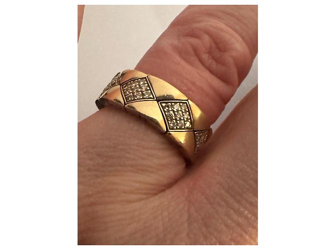 Cambon Anello Chanel Trapuntato D'oro - vista 5