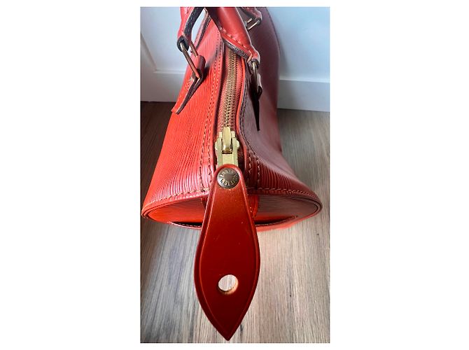 Louis Vuitton Speedy 30 in pelle Epi Marrone - vista 26