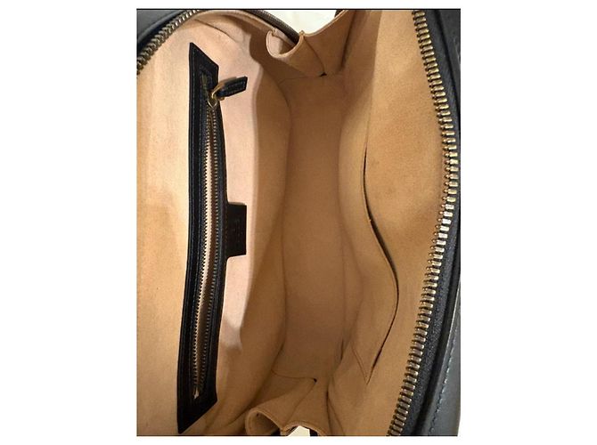 Borsa a mano Gucci Marmont in pelle nera Nero - vista 8