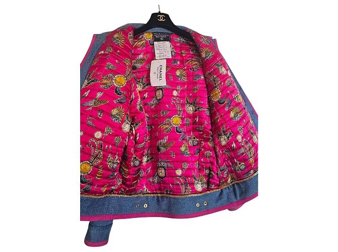 Chanel Kollektion Jacke Pink Blau - Ansicht 2