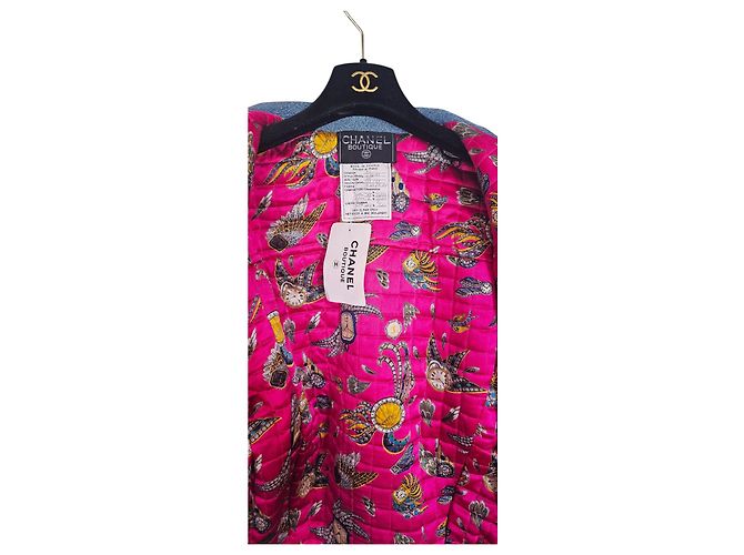 Chanel Kollektion Jacke Pink Blau - Ansicht 3
