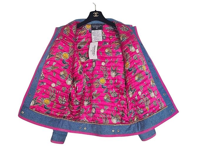 Chanel Kollektion Jacke Pink Blau - Ansicht 4