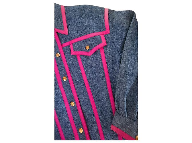 Chanel Kollektion Jacke Pink Blau - Ansicht 6