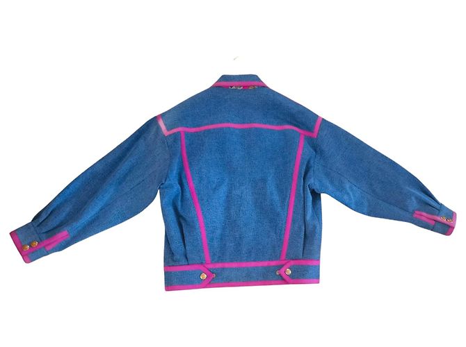 Chanel Kollektion Jacke Pink Blau - Ansicht 7
