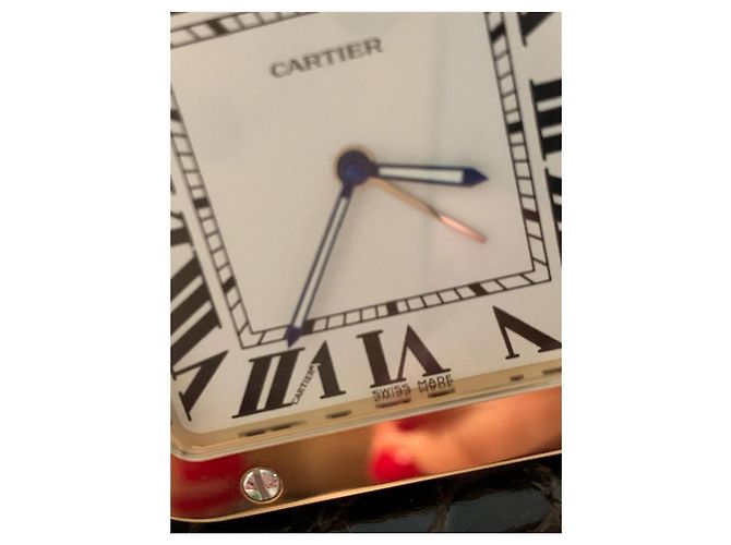 Cartier Reisewecker aus Stahl - Ansicht 5