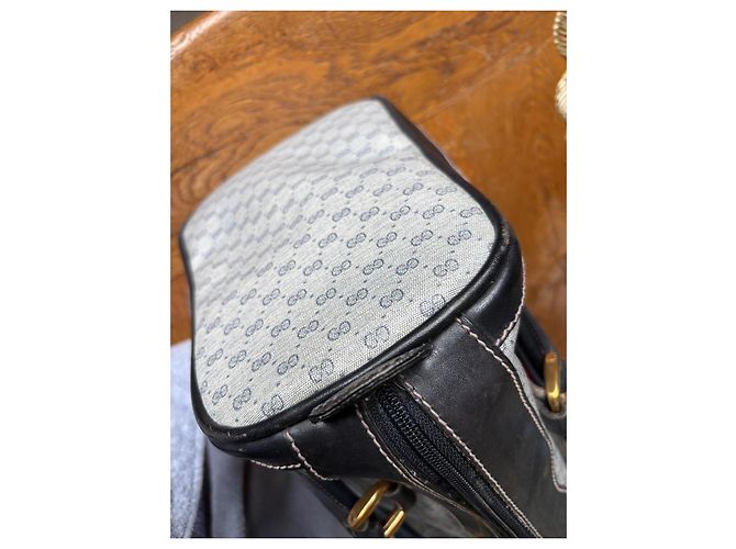 Ophidia Borsa Gucci in pelle blu navy - vista 10