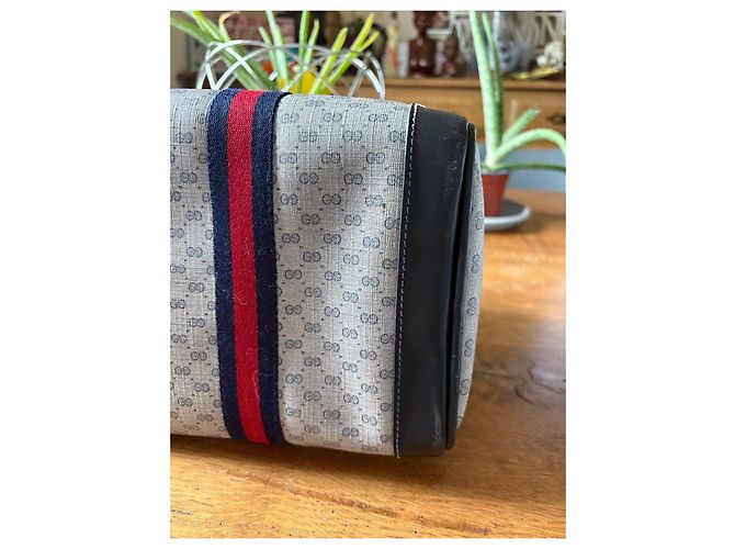 Ophidia Borsa Gucci in pelle blu navy - vista 14