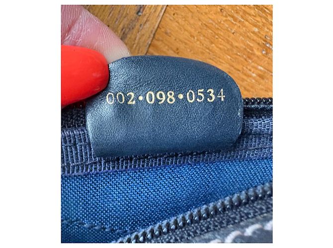 Ophidia Borsa Gucci in pelle blu navy - vista 16