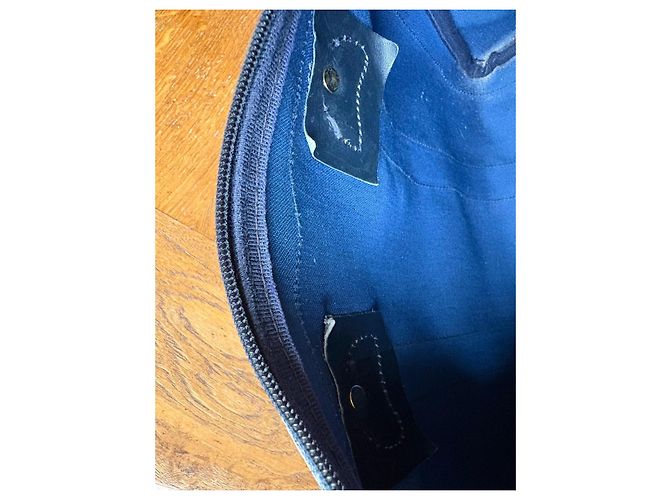 Ophidia Borsa Gucci in pelle blu navy - vista 18